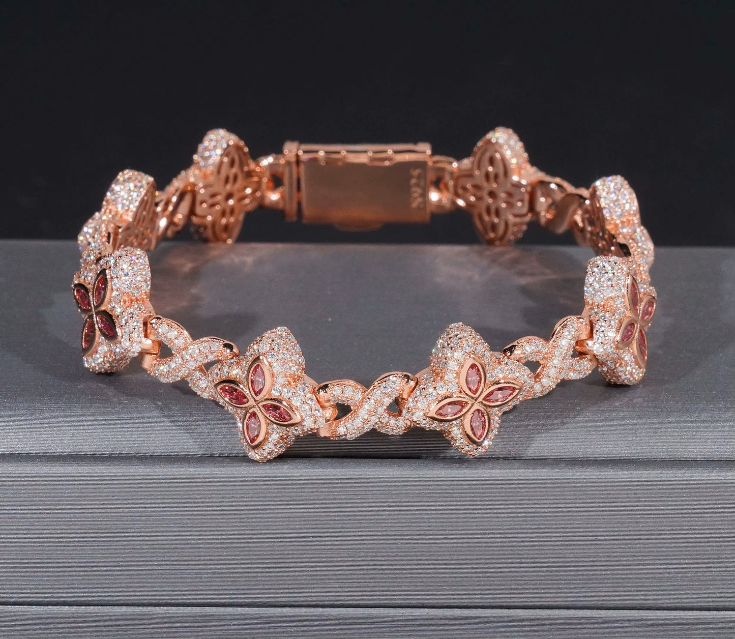 FrostWorld® Iced Out Clover Bracelet