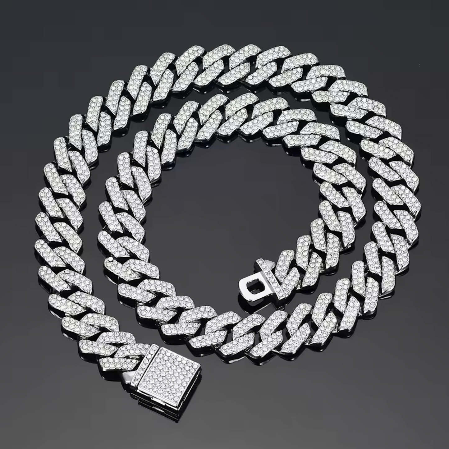 FrostWorld® 20" Iced Out Cuban Link Chain