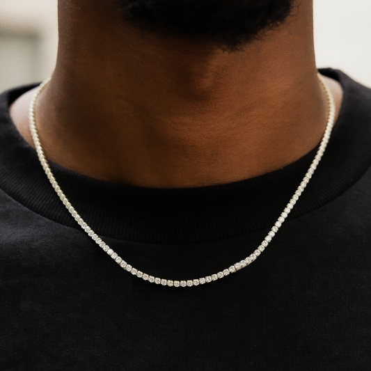 FrostWorld® Mens 18" Tennis Chain
