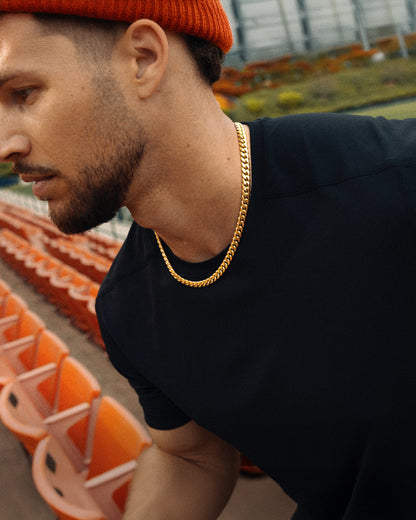 FrostWorld® 8mm Gold Cuban Link Chain