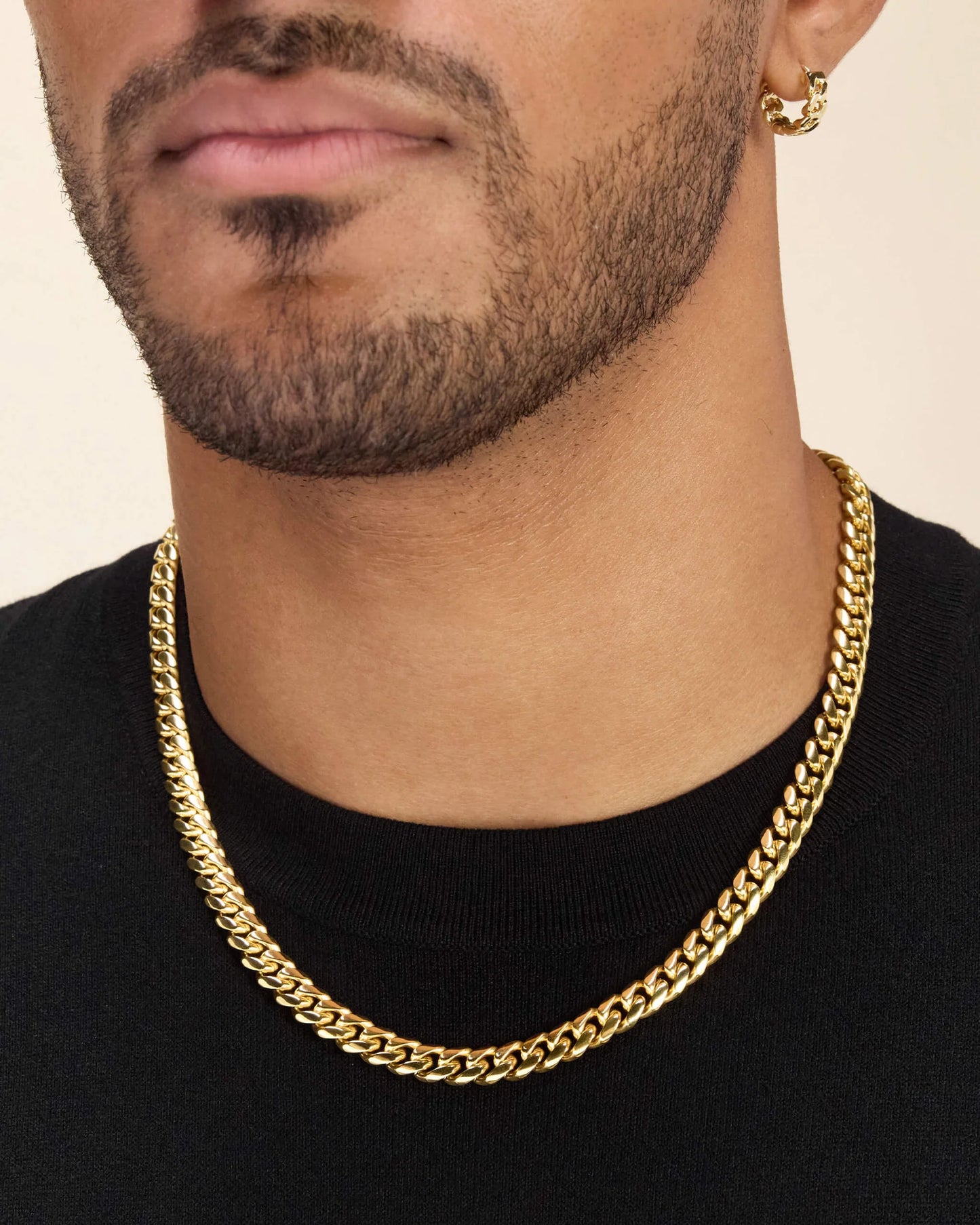 FrostWorld® 8mm Gold Cuban Link Chain
