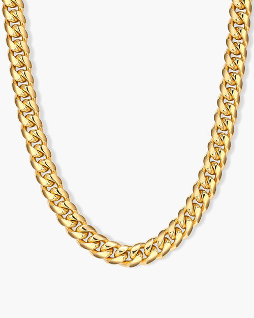 FrostWorld® 8mm Gold Cuban Link Chain