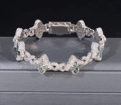 FrostWorld® Iced Out Clover Bracelet
