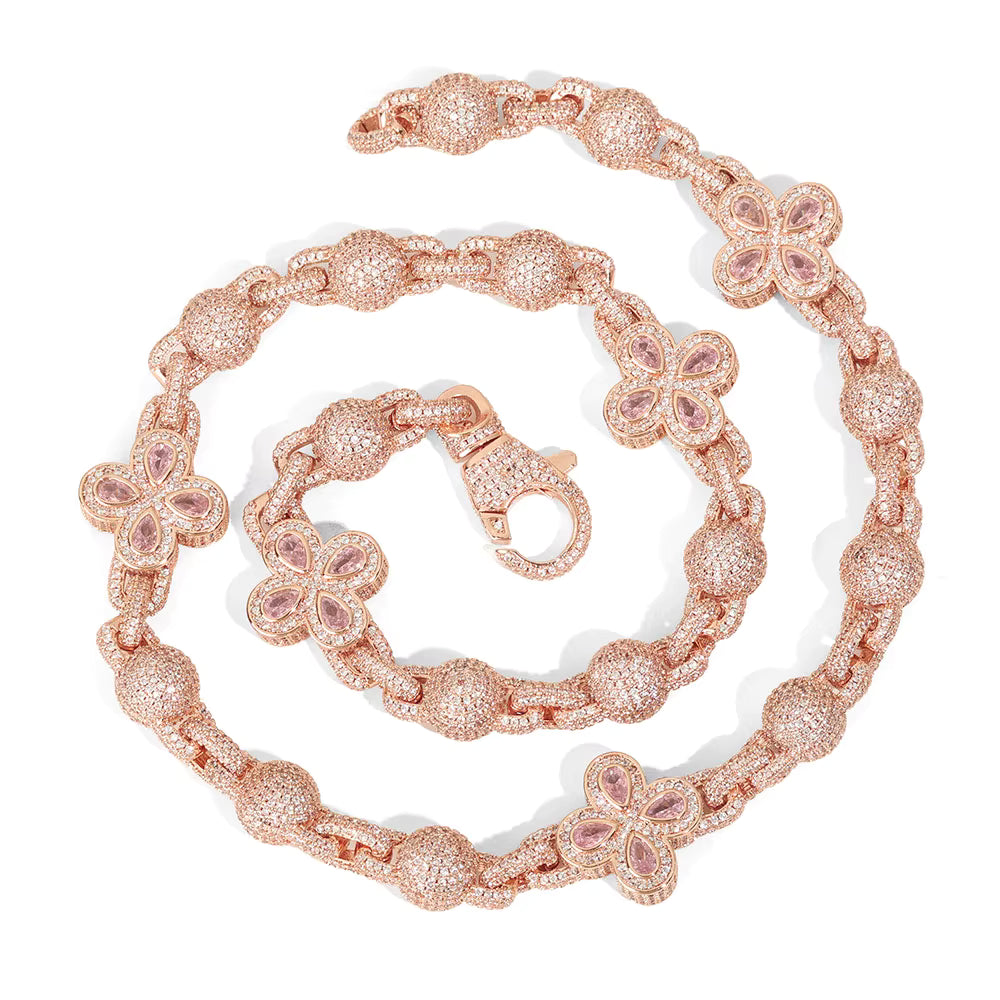 FrostWorld® Iced Out Clover Chain