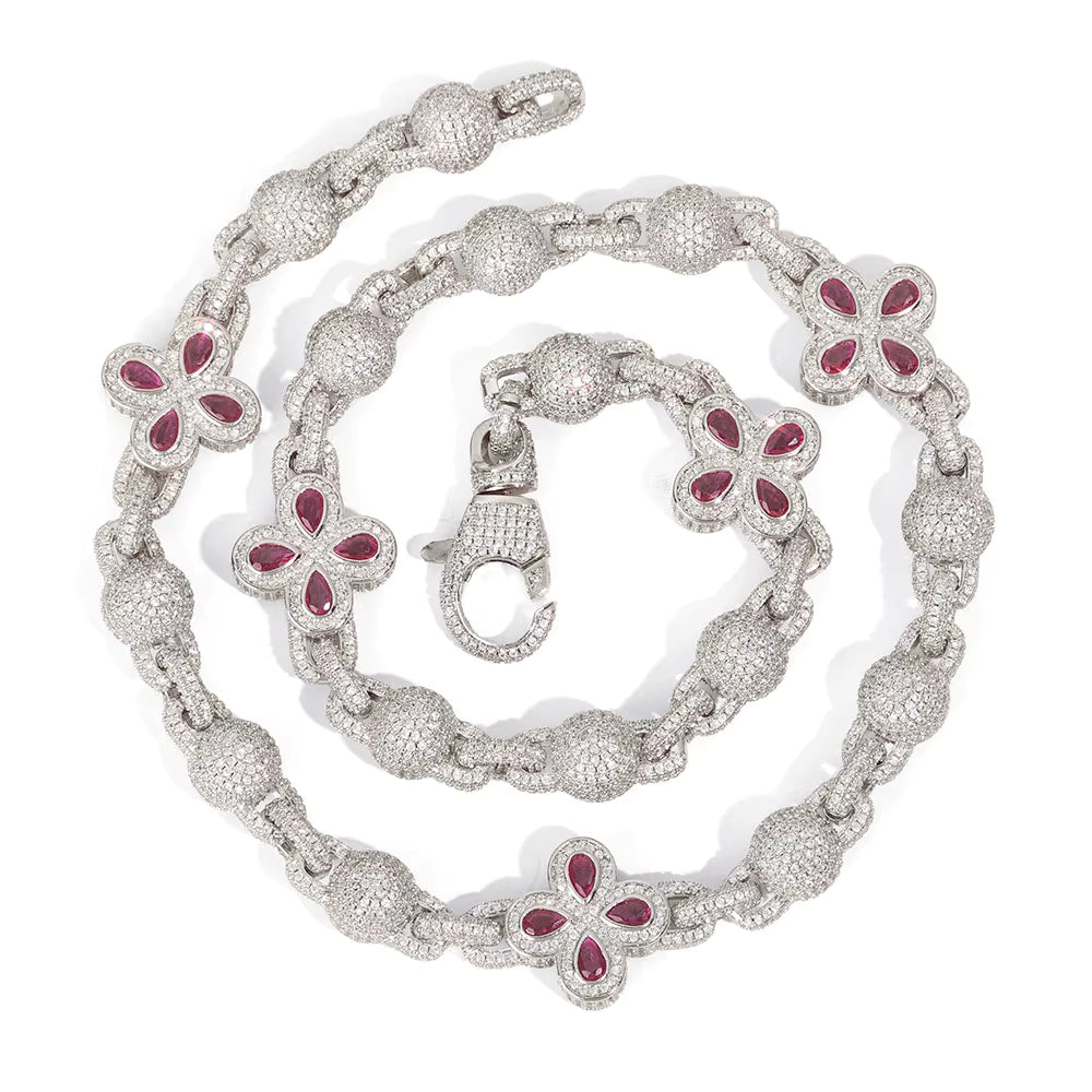 FrostWorld® Iced Out Clover Chain