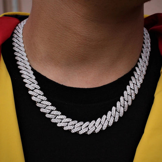 FrostWorld® 20" Iced Out Cuban Link Chain